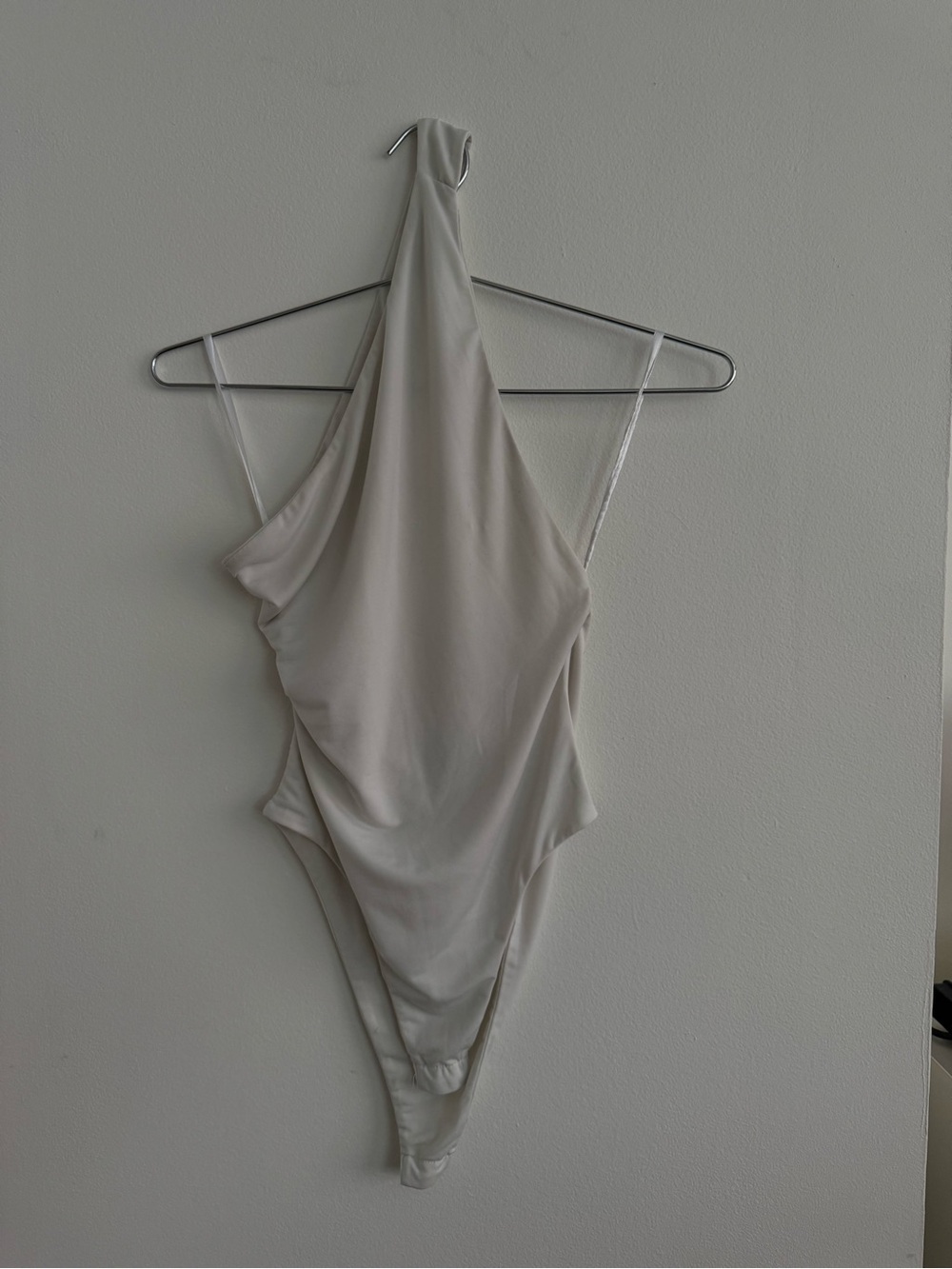 One-Shoulder White Bodysuit Like New
